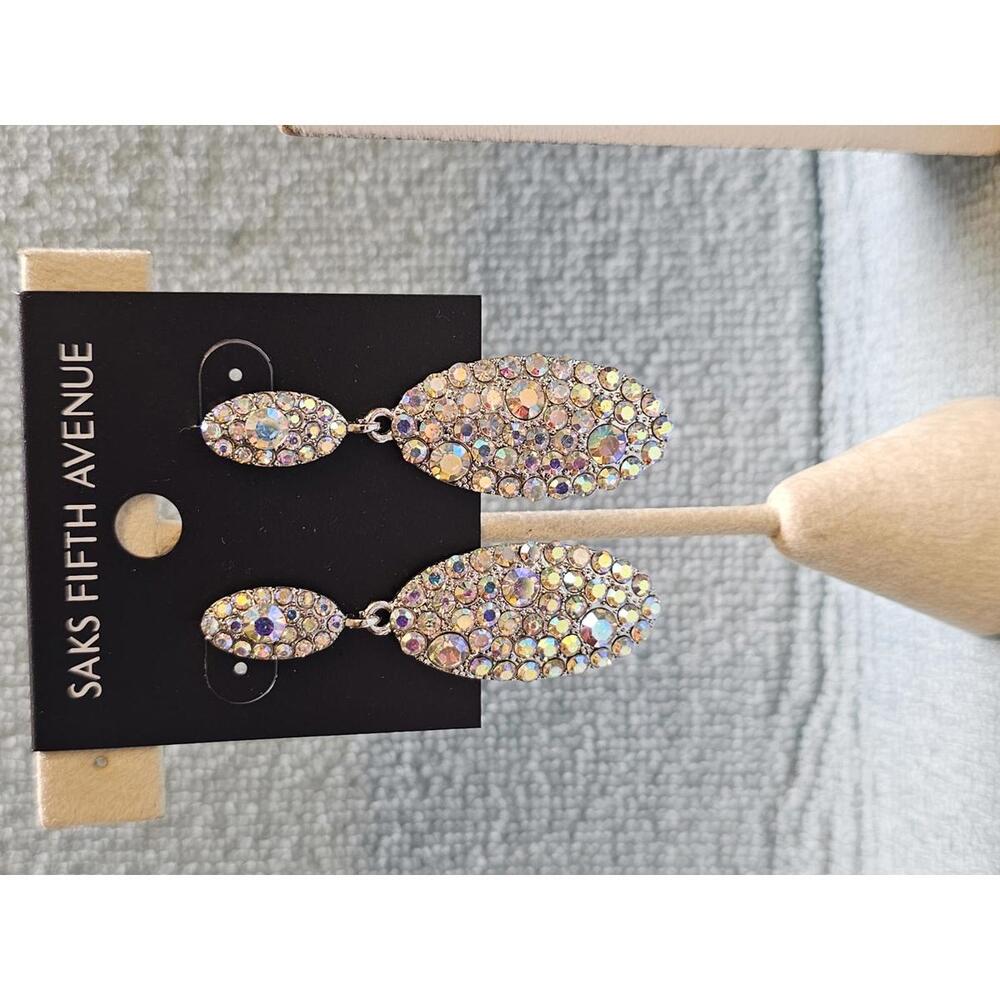 Saks Fifth Avenue Dazzling Crystal Earrings